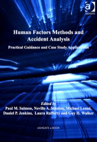 Cover image: Human Factors Methods and Accident Analysis 9781409405191