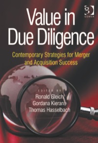 صورة الغلاف: Value in Due Diligence: Contemporary Strategies for Merger and Acquisition Success 9780566089824