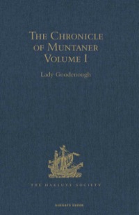 Cover image: The Chronicle of Muntaner 9781409414148