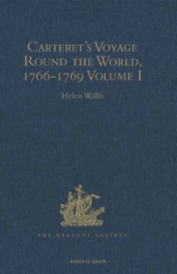 Imagen de portada: Carteret's Voyage Round the World, 1766-1769 9781409414902