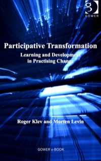 Cover image: Participative Transformation: Learning and Development in Practising Change 9781409423782