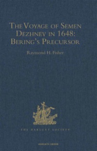 Titelbild: The Voyage of Semen Dezhnev in 1648 9780904180121