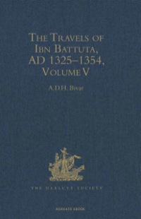 Cover image: The Travels of Ibn Battuta 9780904180671