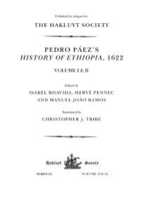 Cover image: Pedro Páez's History of Ethiopia, 1622 9781908145024