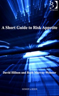 Cover image: A Short Guide to Risk Appetite 9781409440949