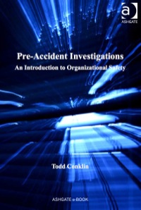 Cover image: Pre-Accident Investigations 9781409447825