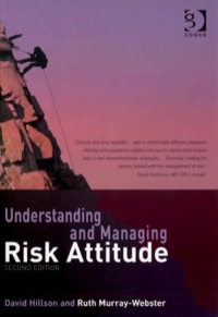 Omslagafbeelding: Understanding and Managing Risk Attitude 2nd edition 9780566087981