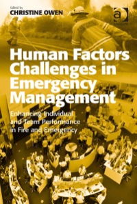 Titelbild: Human Factors Challenges in Emergency Management 9781409453055