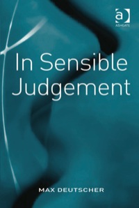 Cover image: In Sensible Judgement 9781409454472