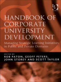 صورة الغلاف: Handbook of Corporate University Development 9780566085833