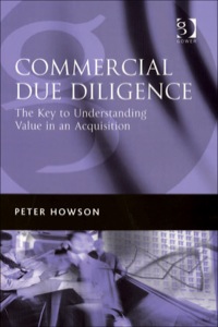 Cover image: Commercial Due Diligence: The Key to Understanding Value in an Acquisition 9780566086519
