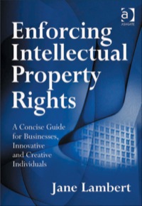 صورة الغلاف: Enforcing Intellectual Property Rights: A Concise Guide for Businesses, Innovative and Creative Individuals 9780566087141