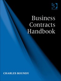 Cover image: Business Contracts Handbook 9780566088568