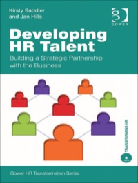 Cover image: Developing HR Talent: Building a Strategic Partnership with the Business 9780566088292
