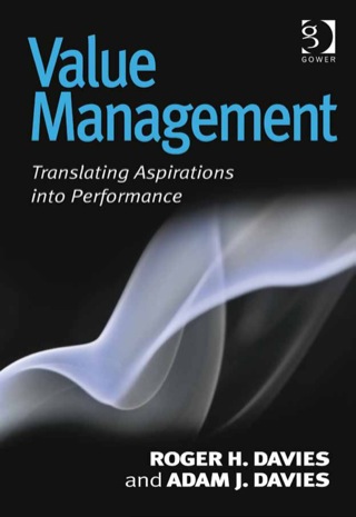 Cover image: Value Management: Translating Aspirations into Performance 9781409409557