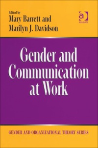 Cover image: Gender and Communication at Work 9780754638407