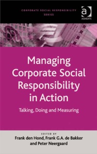 Omslagafbeelding: Managing Corporate Social Responsibility in Action: Talking, Doing and Measuring 9780754647218
