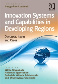 Omslagafbeelding: Innovation Systems and Capabilities in Developing Regions: Concepts, Issues and Cases 9781409423072
