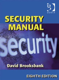 Cover image: Security Manual 8th edition 9780566087837