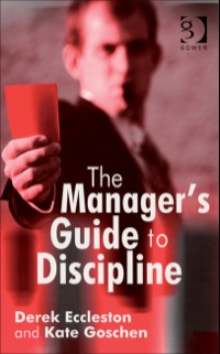 Titelbild: The Manager's Guide to Discipline 9780566088551