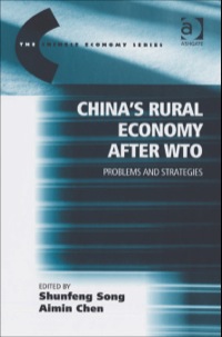 Titelbild: China's Rural Economy after WTO: Problems and Strategies 9780754646952