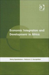 Imagen de portada: Economic Integration and Development in Africa 9780754646037