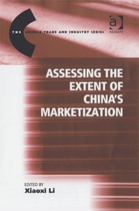 Cover image: Assessing the Extent of China's Marketization 9780754648789
