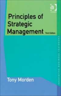 Cover image: Principles of Strategic Management 3rd edition 9780754644743