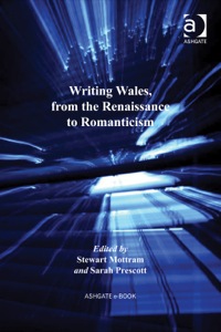 Cover image: Writing Wales, from the Renaissance to Romanticism 9781409445098