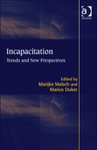 Imagen de portada: Incapacitation: Trends and New Perspectives 9781409439950