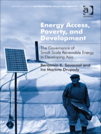 صورة الغلاف: Energy Access, Poverty, and Development: The Governance of Small-Scale Renewable Energy in Developing Asia 9781409441137