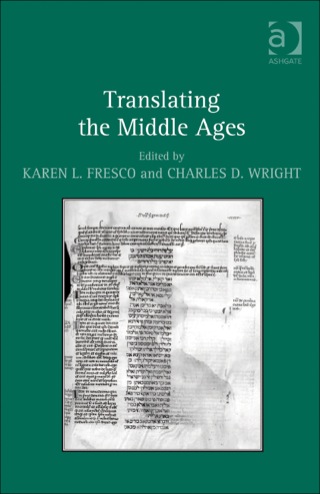 Cover image: Translating the Middle Ages 9781409446972