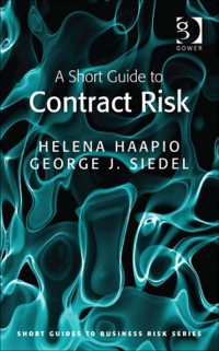 Omslagafbeelding: A Short Guide to Contract Risk 9781409448860
