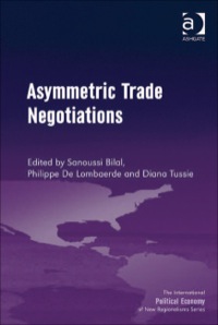 Cover image: Asymmetric Trade Negotiations 9781409434061