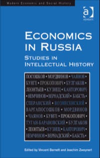 Cover image: Economics in Russia: Studies in Intellectual History 9780754661498