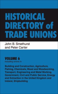 Imagen de portada: Historical Directory of Trade Unions 9780754666837