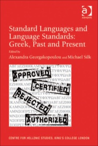 Cover image: Standard Languages and Language Standards – Greek, Past and Present 9780754664376
