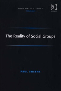 Cover image: The Reality of Social Groups 9780754653486