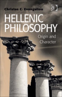 Imagen de portada: Hellenic Philosophy: Origin and Character 9780754658474