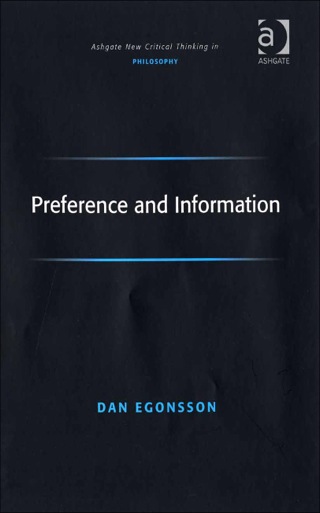 Imagen de portada: Preference and Information 9780754657255