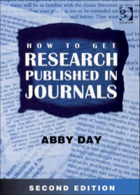 表紙画像: How to Get Research Published in Journals 2nd edition 9780566088155