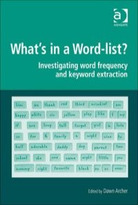 Cover image: What's in a Word-list?: Investigating Word Frequency and Keyword Extraction 9780754672401
