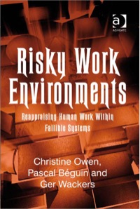 Cover image: Risky Work Environments: Reappraising Human Work Within Fallible Systems 9780754676096