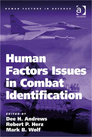 Imagen de portada: Human Factors Issues in Combat Identification 9780754677673