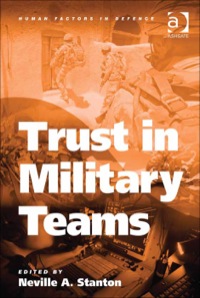 Omslagafbeelding: Trust in Military Teams 9781409404484