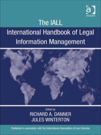 Cover image: The IALL International Handbook of Legal Information Management 9780754674771