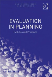 Cover image: Evaluation in Planning: Evolution and Prospects 9780754645863