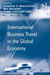 Cover image: International Business Travel in the Global Economy 9780754679424