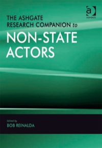 Cover image: The Ashgate Research Companion to Non-State Actors 9780754679066