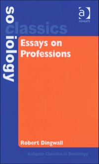 Titelbild: Essays on Professions 9780754646143